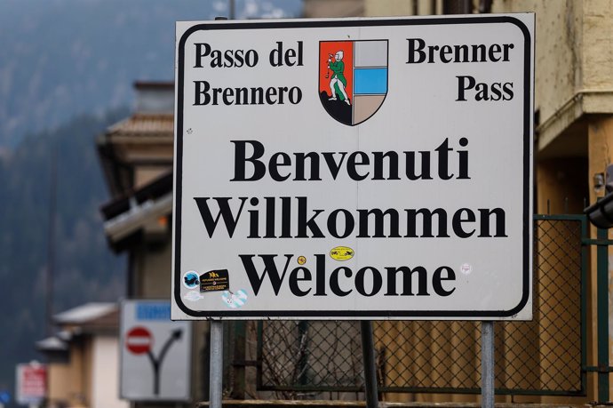 Paso de Brener, en la frontera entre Austria e Italia