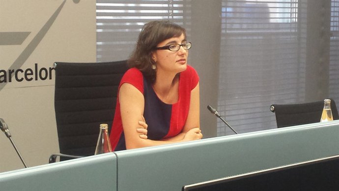 La presidenta de TMB i regidor de Mobilitat de Barcelona, Mercedes Vidal