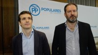Casado subraya que el Gobierno "mantiene la confianza en Montoro" a la vez que el PP confía en el Ejecutivo