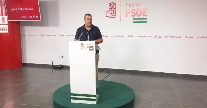 El secretario de Organización del PSOE de Huelva, Jesús Ferrera. 