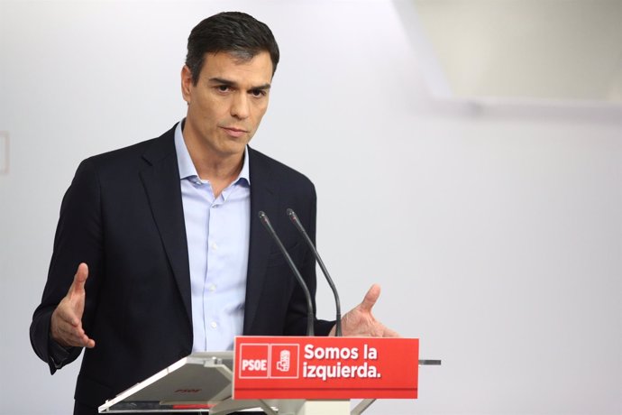 Rueda de prensa de Pedro Sánchez tras reunirse con el Rey