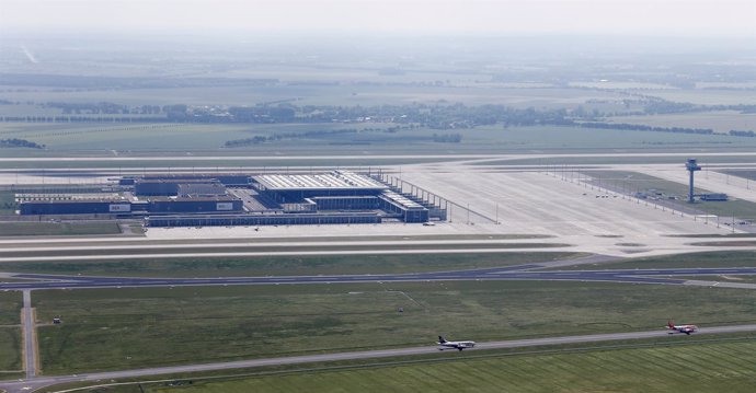 Construcción del nuevo aeropuerto de Berlín.