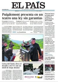 Las portadas de los periódicos de hoy, miércoles 5 de julio de 2017
