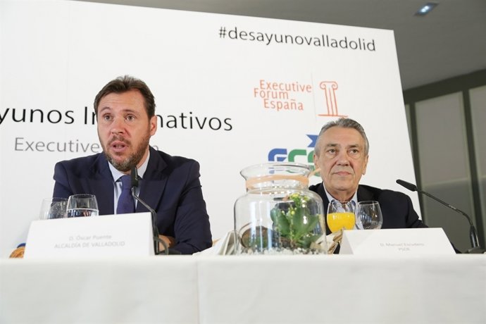 El portavoz de la Ejecutiva del PSOE y alcalde de Valladolid, Óscar Puente