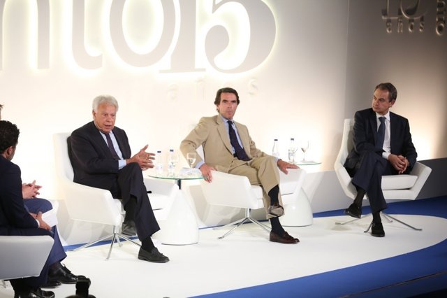Felipe González, José María Aznar i José Luis Rodríguez Zapatero