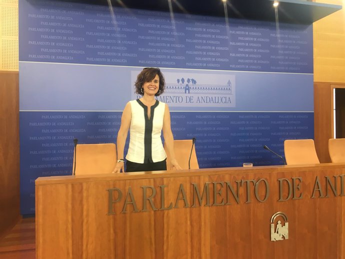 La portavoz adjunta de Podemos en el Parlamento andaluz, Esperanza Gómez