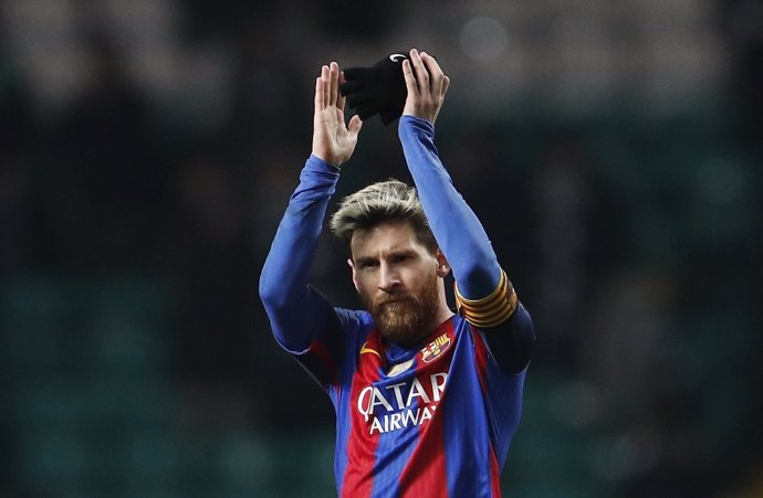 El jugador del FC Barcelona Lionel Messi