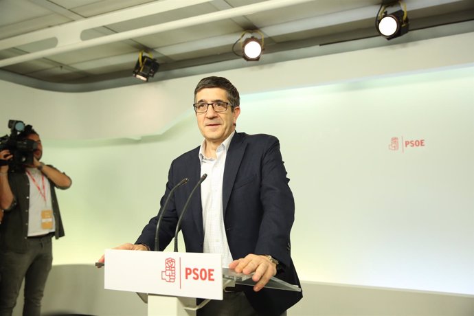Intervención de Patxi López tras las primarias del PSOE
