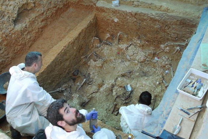 Hallan al menos 12 cuerpos en la fosa 113 del Cementerio de Paterna 