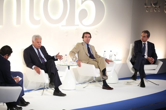 Felipe González, José María Aznar y José Luis Rodríguez Zapatero
