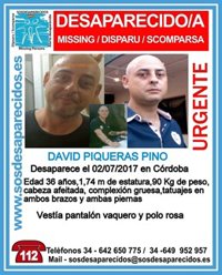 La Policía Nacional intenta localizar al hombre desaparecido en Córdoba desde el domingo