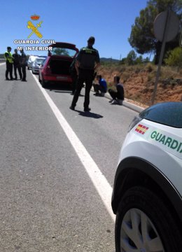 Guardia Civil detiene a los atracadores de un estanco en Barranda