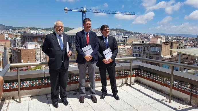 Joan Francesc Pont, José María Gimeno y Xavier Carbonell