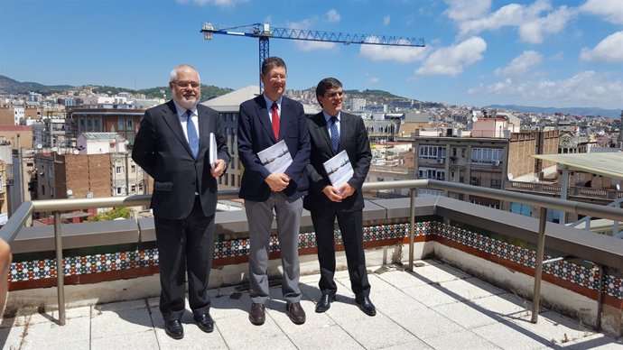Joan Francesc Pont, José María Gimeno i Xavier Carbonell