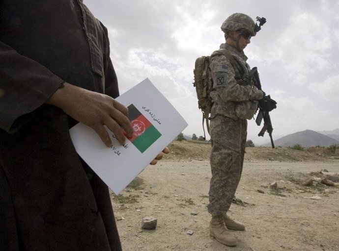 Soldado estadounidense en Afganistán