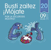La campaña 'Busti Zaitez- Mójate' por la Esclerosis Múltiple celebra este domingo su 20ª Edición en la playa de Ereaga