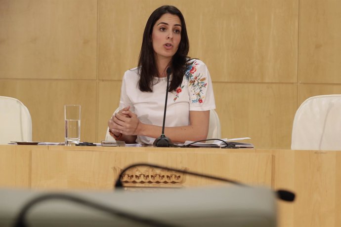 Rita Maestre en rueda de prensa