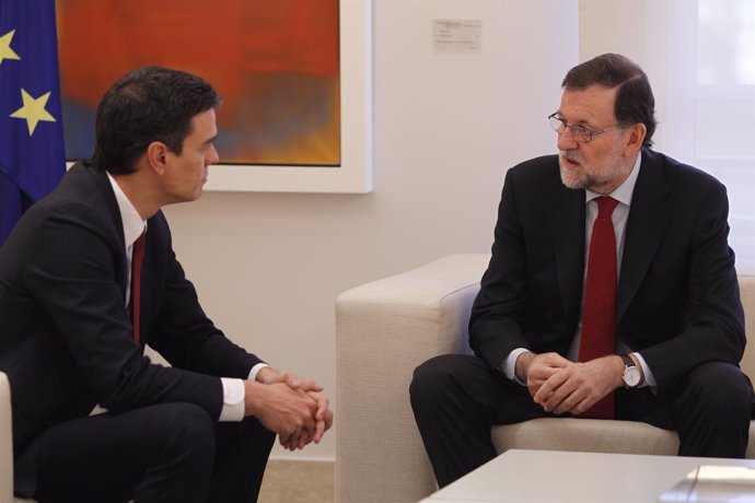 Mariano Rajoy y Pedro Sánchez, reunión en la Moncloa 