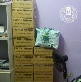 Imagen de los soportes intervenidos