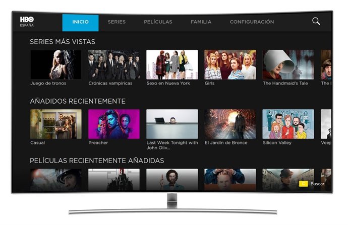 Samsung Smart TV televisiones HBO españa streaming juego de tronos westworld