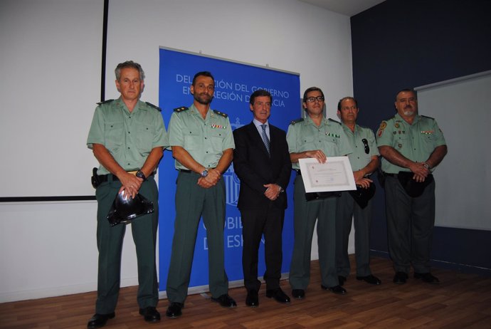 Condecorados con Medallas al Mérito de la Protección Civil 