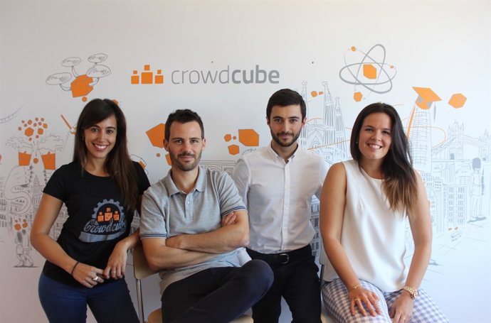 Membres de Crowdcube: A. García, P. Borrell, O. Cordon, i H. Checa