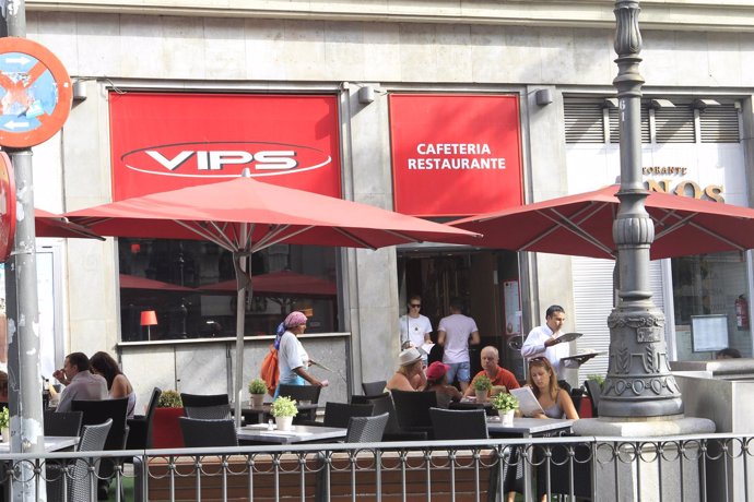 Restaurane VIPS en el centro de Madrid