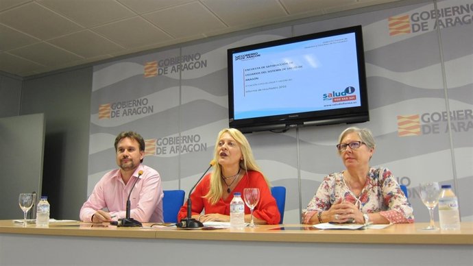 Jorge Ibarbuén, Rosa María Cihuelo y Ana Sesé