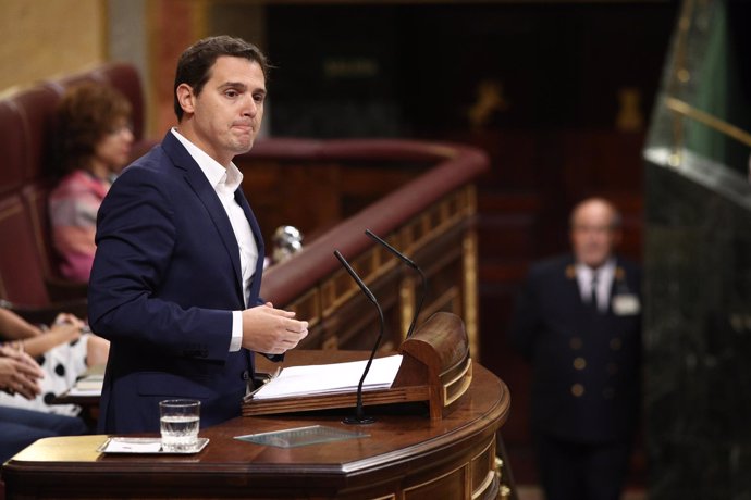 Albert Rivera, en la tribuna 