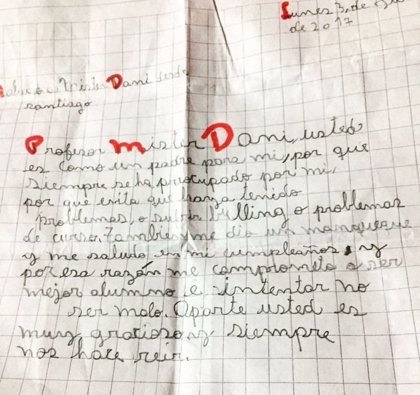 Usted Es Como Un Padre Para Mi La Emotiva Carta De Un Alumno A Su Profesor De Ingles