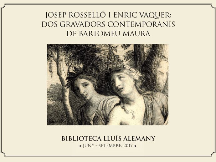 Exposición 'Dos gravadors contemporanis de Bartomeu Maura'