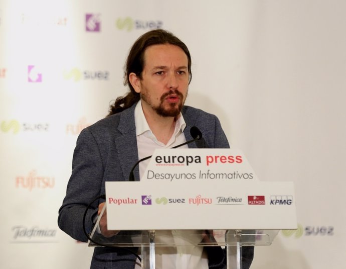 Desayuno informativo de Europa Press con Pablo Iglesias