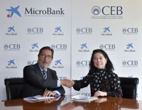 El CEB presta a MicroBank 100 millones para financiar a microempresas y autónomos