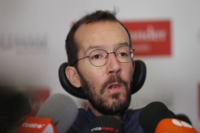 Pablo Echenique en els cursos d'estiu de l'Escorial