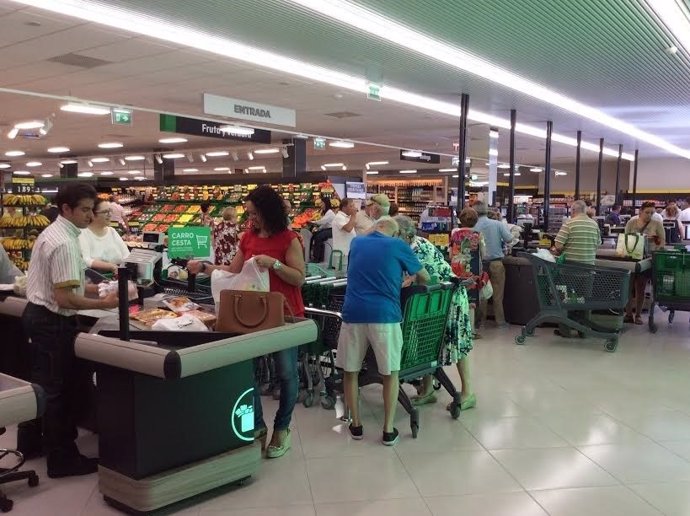 Tienda de Mercadona adaptada a un nuevo modelo más eficiente.