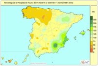 La falta de lluvias acumulada en España continúa en el 13% y se agudiza hasta el 75% en algunos puntos del país