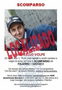 Localizan en Torrejón a un joven que desapareció en Palermo hace seis años