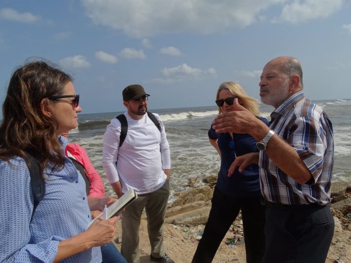 Mónica Oltra visita la Franja de Gaza             