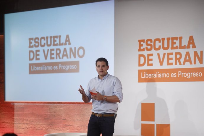 Albert Rivera en la escuela de verano de Ciudadanos