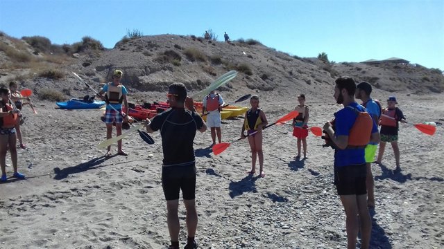 El kayak ha sido una de las actividades realizadas durante la jornada.