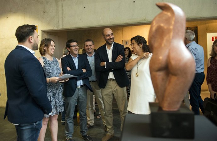 Inauguración de la exposición 'Joan Martí. Estructuras del Tiempo'