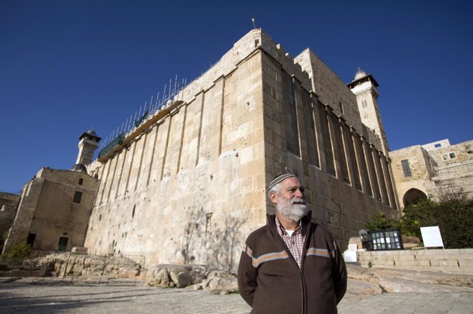 David Wilder, a spoTumba de los Patriarcas de Hebron 