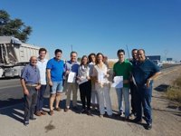 El Partido Popular pide que la Junta de Andalucía arregle el nudo de intersección entre la A-8006 y la A-8080