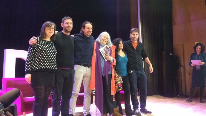 P. Iglesias; A.Dante Fachin i els diputats A.Martínez i J.Giner