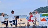 La playa de la Concha de San Sebastián estrena biblioteca