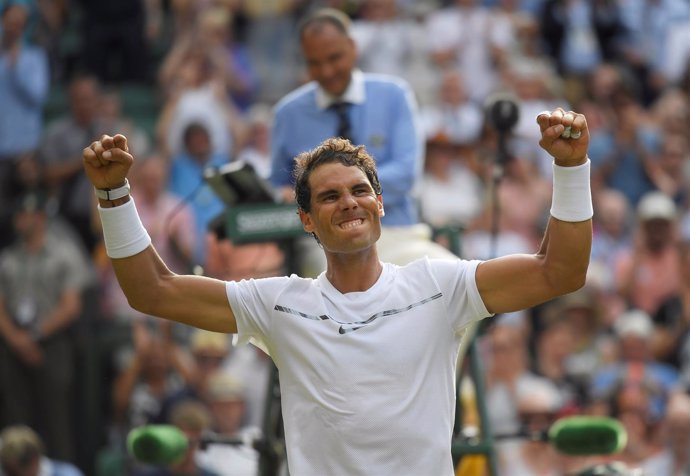 Rafa Nadal en Wimbledon