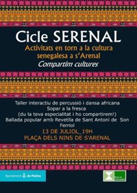 El ciclo 'Serenal' sobre cultura senegalesa arranca este jueves en la plaza dels Nins de s'Arenal