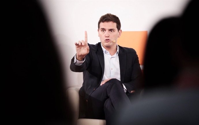 Albert Rivera en una mesa política de la Escuela de Verano de Ciudadanos