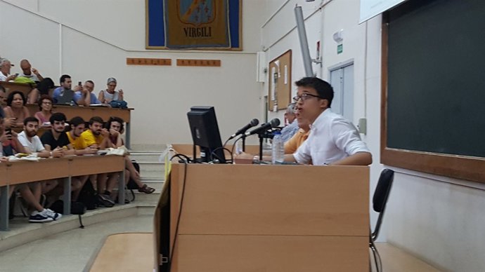 Errejón a la Universitat d'estiu de Podem