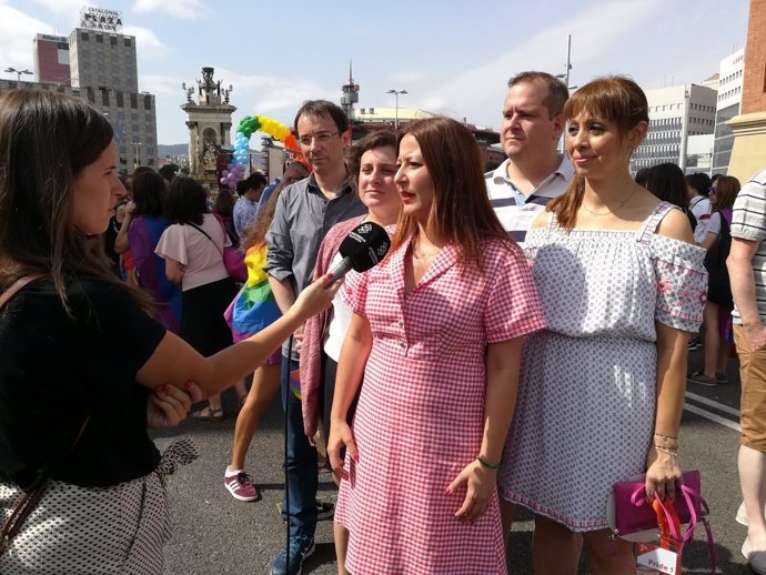 Santiago Alonso, Noemí de la Calle, Sonia Sierra y Marilén Barceló (Cs)